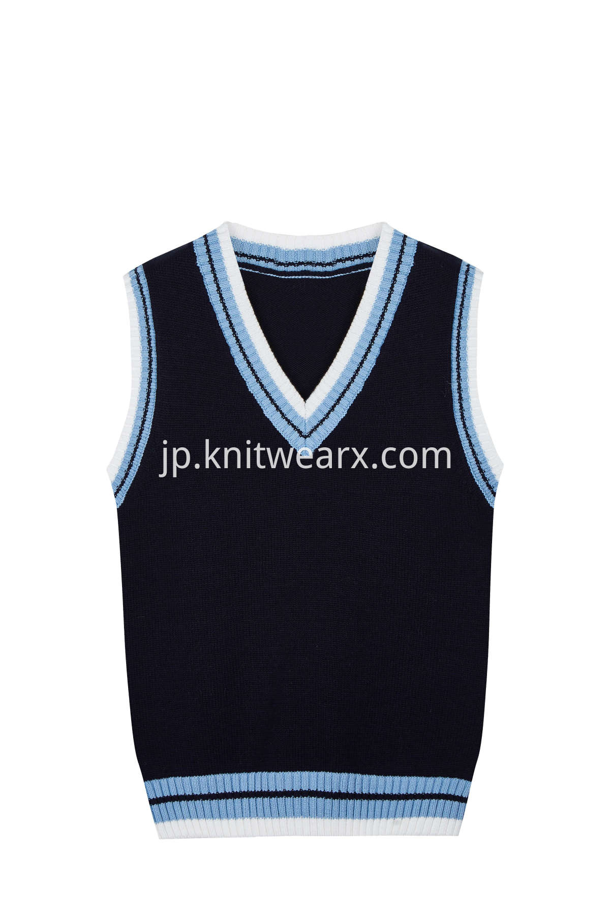 Kids's Sweater Vest Cotton V-Neck School Uniform Pullover Top